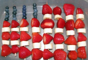 Fruit kabobs